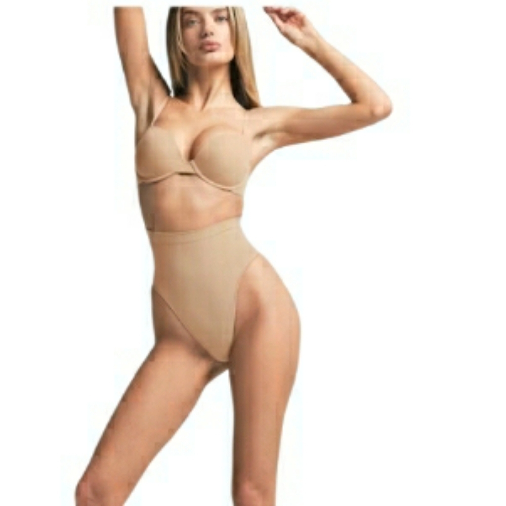 NWT SKIMS Seamless Sculpt Mid Waist Thong- XL - Picture 1 of 4
